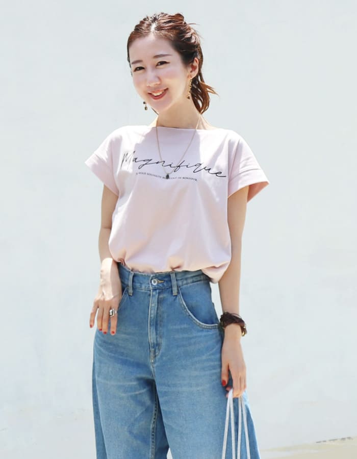 ジーン・接触冷感＆抗菌機能付き！さらっと快適ベーシックTシャツ