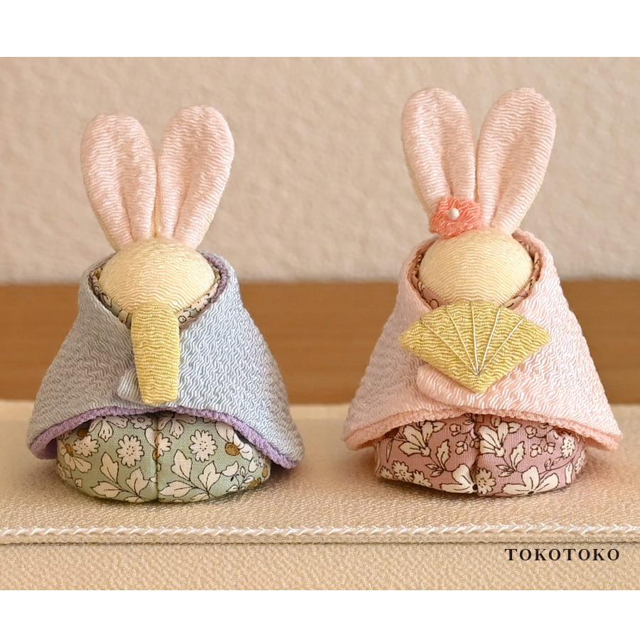 ベビー・キッズ＞うさぎ雛と羽子板飾り｜マタニティ服と授乳服の通販