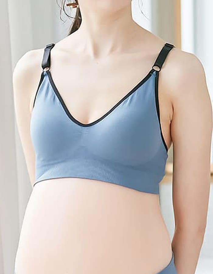 ストレッチリブ クロス授乳キャミソール