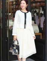 ＜授乳服・マタニティウエア＞フローレン・エレガントレースジャケット＋ワンピーススーツ2点セット【6426280】