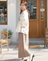 ＜授乳服・マタニティウエア＞シアージャケット×ラメリブワンピ２点セット