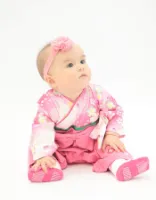 【ベビー・キッズ】袴ロンパース(女の子)【795001】